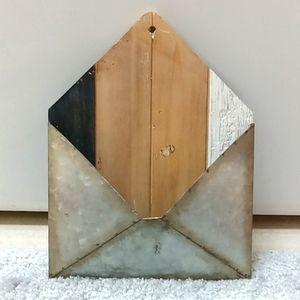 *Final Price* Farmhouse Vintage Distressed Style Wood and Tin Wall Decor